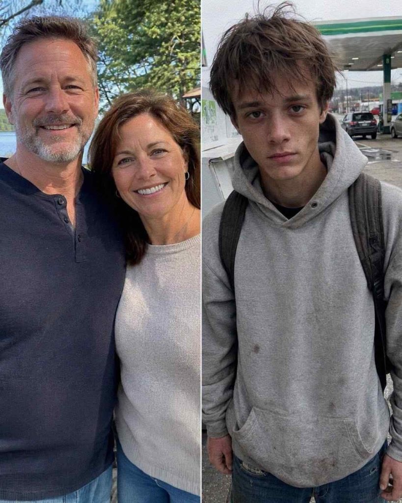 I Let a Homeless Teen Borrow My Phone at a Gas Station* What He Whispered Before Handing It Back Made My Blood Run Cold