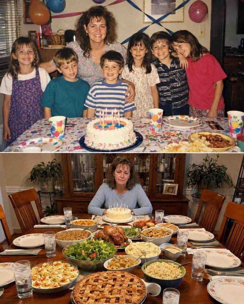I Waited four Hours for My six Children to Arrive for My 60th, but the House Stayed Quiet… Until a Police Officer Handed Me a Note That Froze My Heart